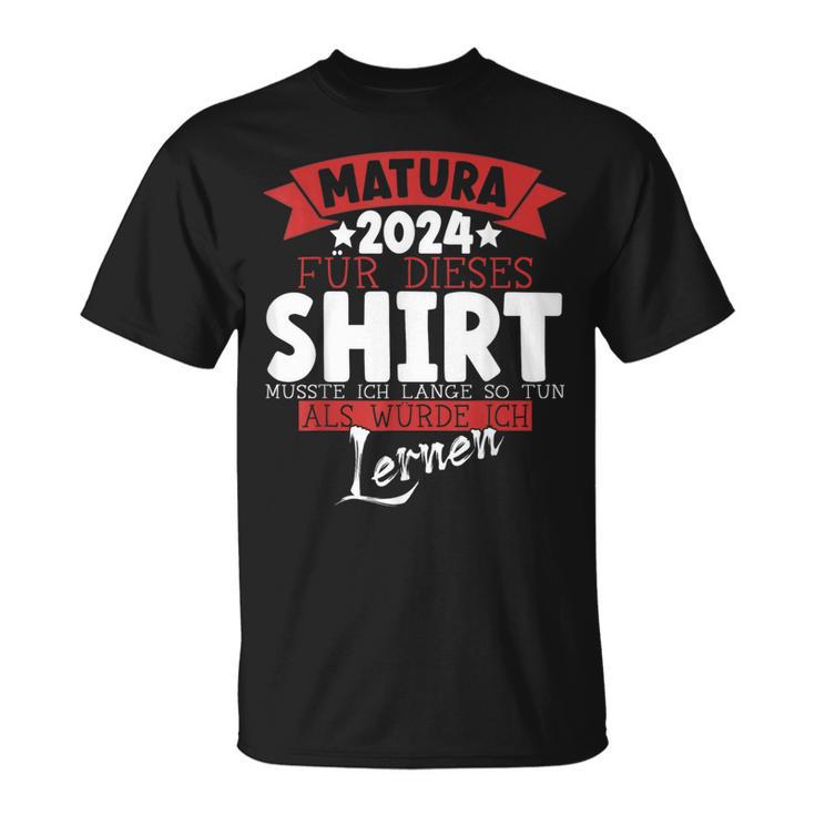 Matura 2024 Maturant Maturantin Graduation T-Shirt