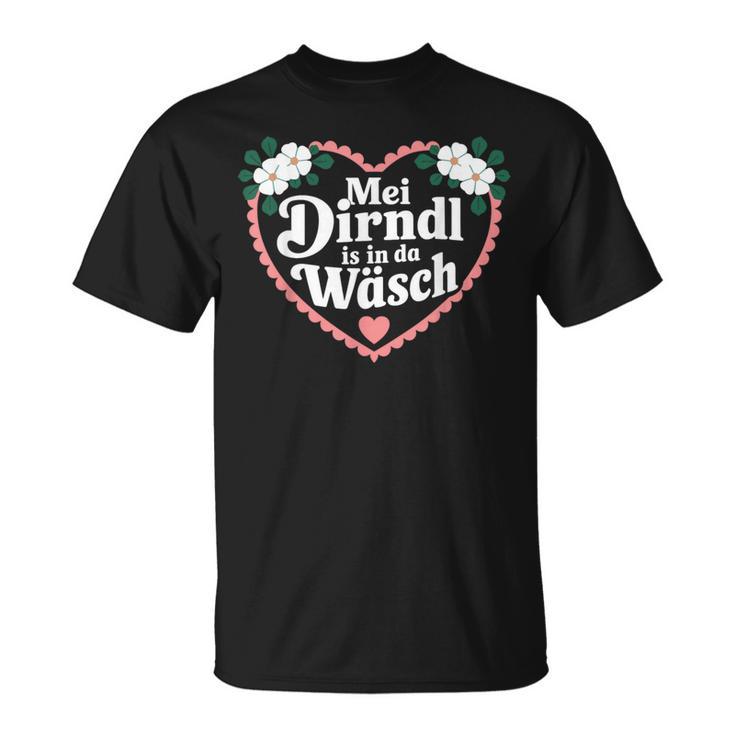 Mein Dirndl Ist In Der Wäsche Damen Wash T-Shirt