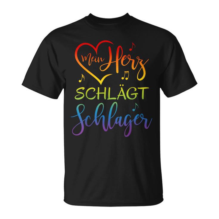 Mein Herz Schlägt Schlager T-Shirt