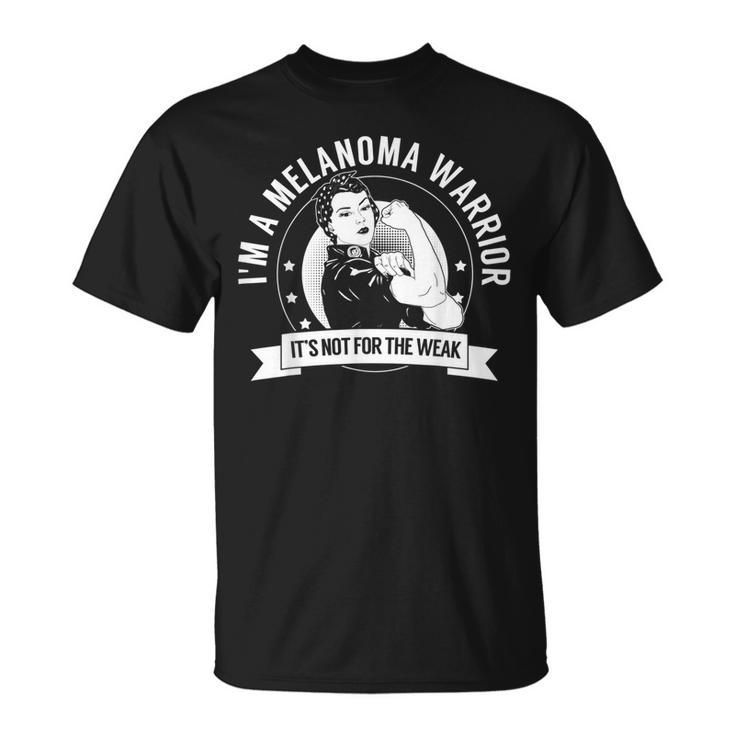 Melanoma Warrior Nftw Melanoma Conciencia Camiseta unisex
