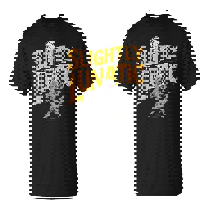 Meme Drôle Loup-Garou Légèrement Lunatique T-Shirt Cadeauxyz