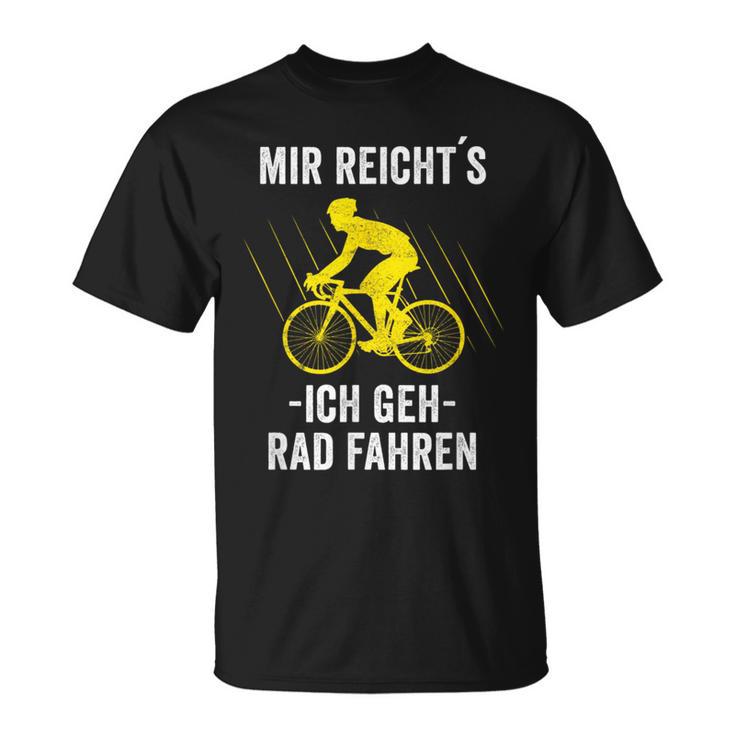 Mir Reicht's Ich Geh Rad Fahren Mountainbike Bicycle T-Shirt