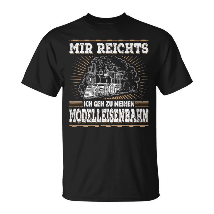 Mir Reichts Ich Geh Zu Meiner Model Railway T-Shirt