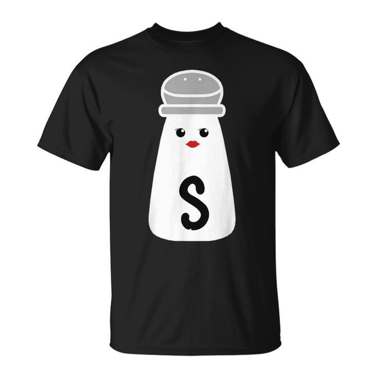 Mrs Salt Shaker Costume For For Fancy Dress Wife She T-Shirt