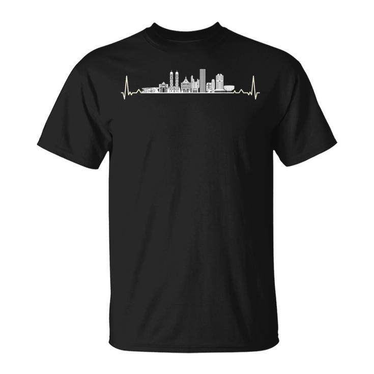 Munich City Of Munich Skyline T-Shirt