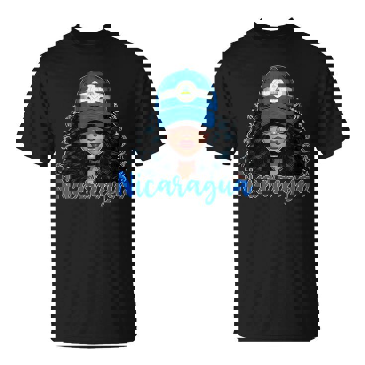 Niña Nicaragüense Bandera Nicaragua Orgullosa Nicaragüense Es Camiseta unisex