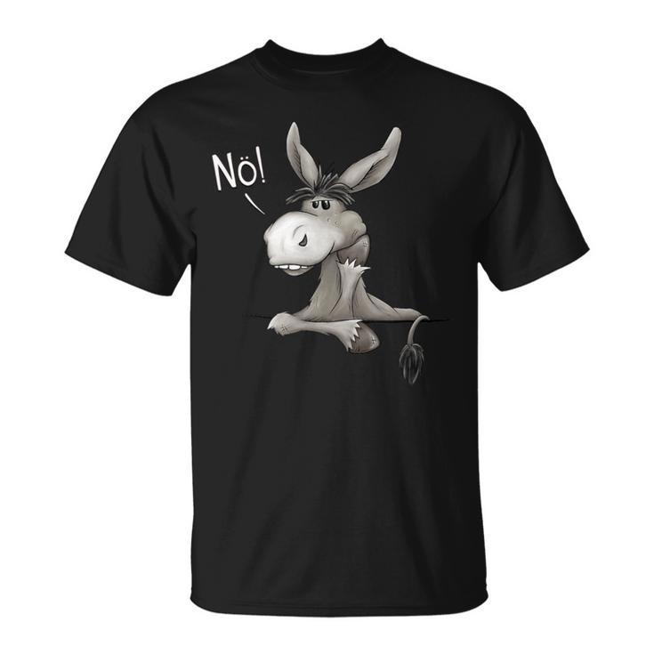 Nö Grummeliger Donkey Casual Stures Störrische Maultier T-Shirt