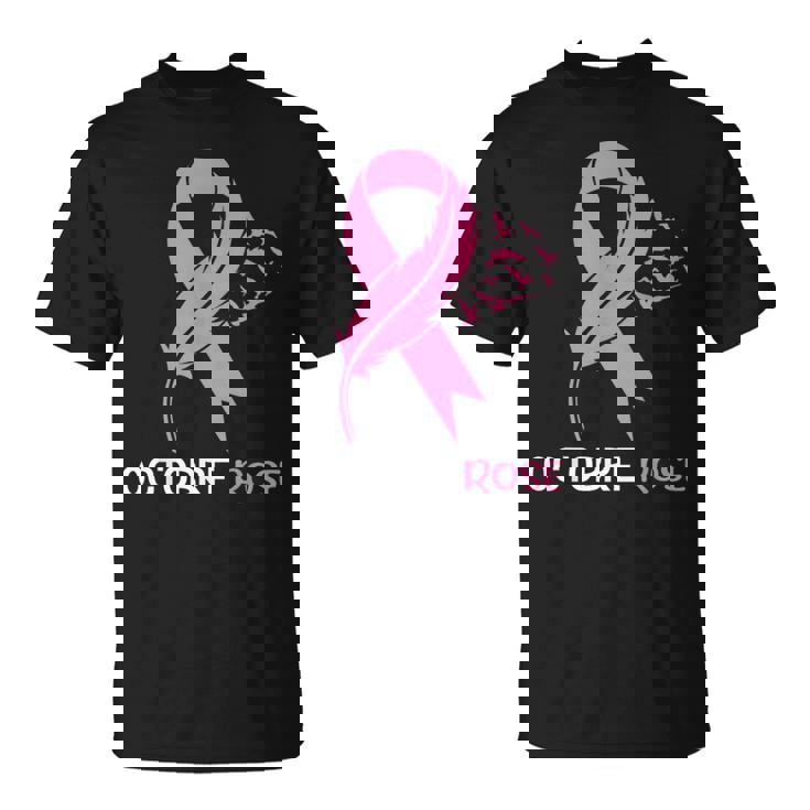 Octobre Rose 2024 Ruban Rose Sensibilisation Cancer Du Sein T-Shirt