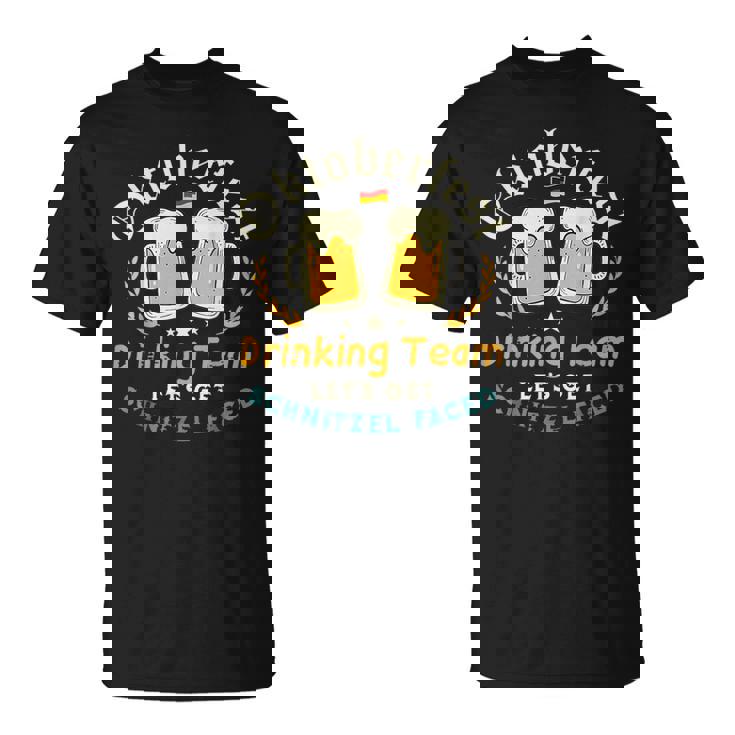 Funny Octoberfest Schnitzel Shirt German Beer Drinking Tee