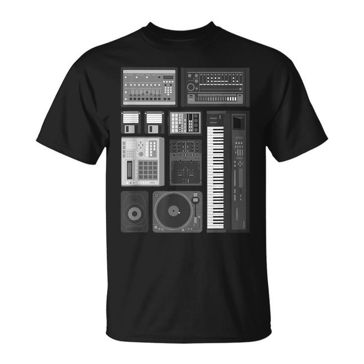 Old School Hip Hop Rap Music Beat Maker T-Shirt