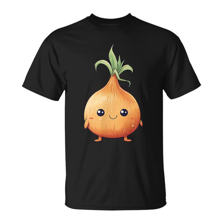 Onionegetable Gardening Onion Kawaii T-Shirt