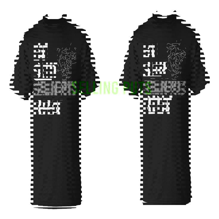 Opciones Tradingender Puertos Cubiertos Para Opciones Trader Cuello Camiseta unisex