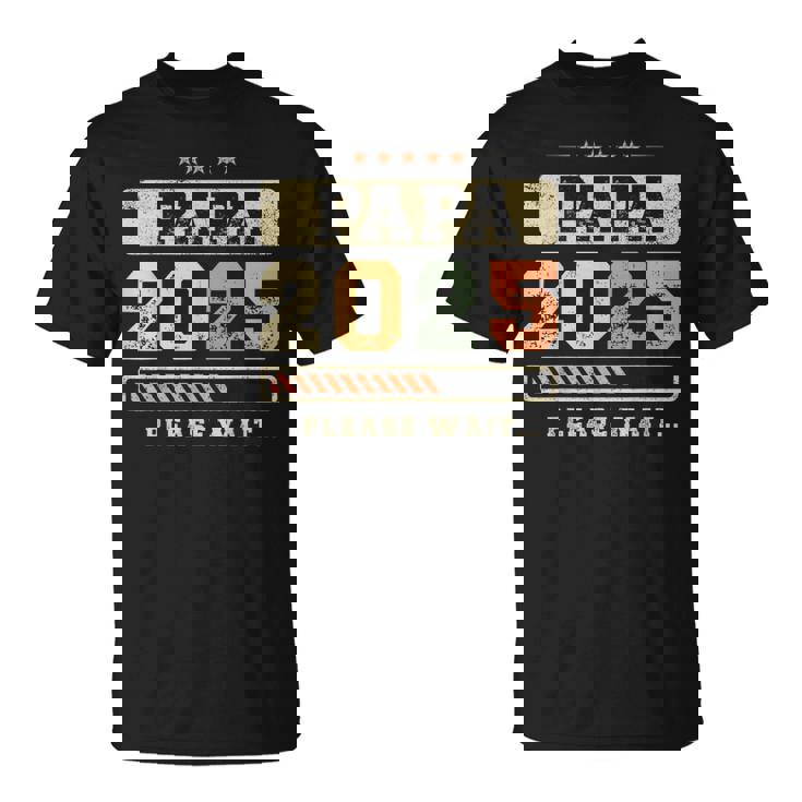 Papa 2025 Futuro Papá Futuro Padre Camiseta unisex