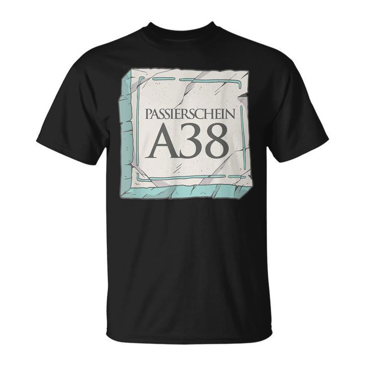 Passierschein A38 Antragsformular T-Shirt