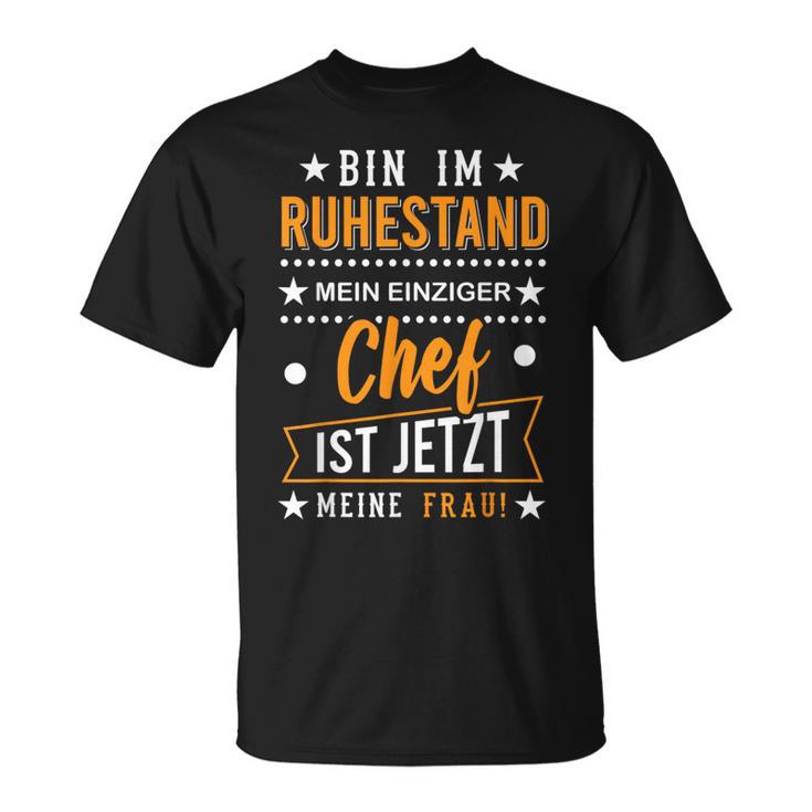 Pensionär Rente Bin Im Ruhestand 2023 2024 Pensioner T-Shirt