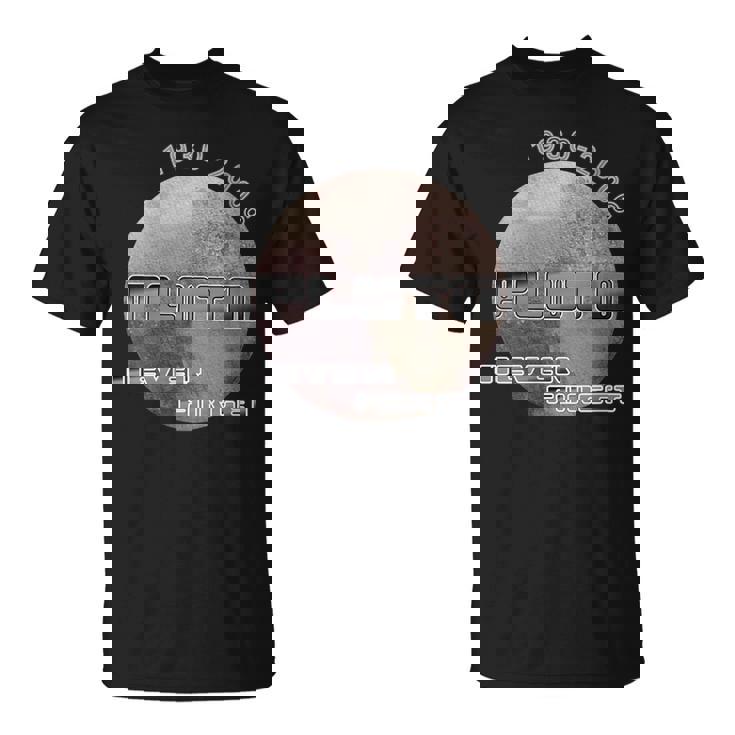 Pluton N'oublie Jamais Les Sciences Spatiales L'astronomie Hommes Et S Drôles T-Shirt