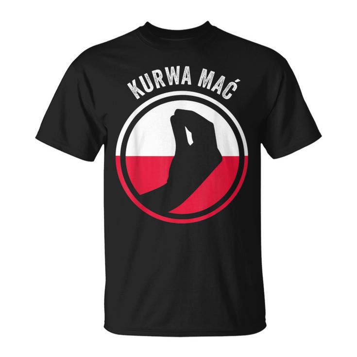 Polska Kurwa Pole Polish Flag T-Shirt