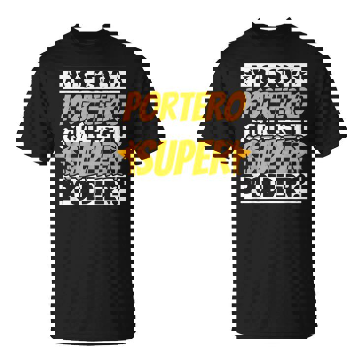 Portero Regalos Divertidos Camiseta unisex