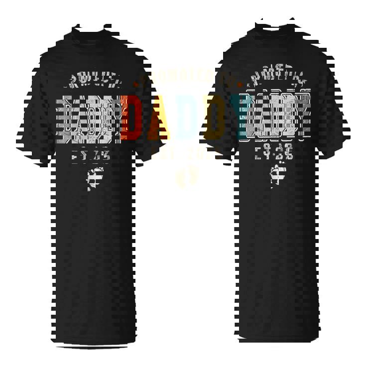 Promoted To Daddy Est 2019 T-Shirt New Dad Gift Promoted To Daddy Est 2019 T-Shirt New Dad Gift