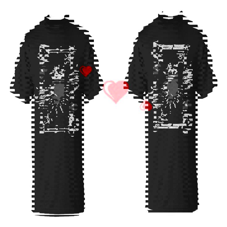 Halloween Playing Card Costume Queen Of Hearts Shirt Halloween Playing Card Costume Queen Of Hearts Shirt