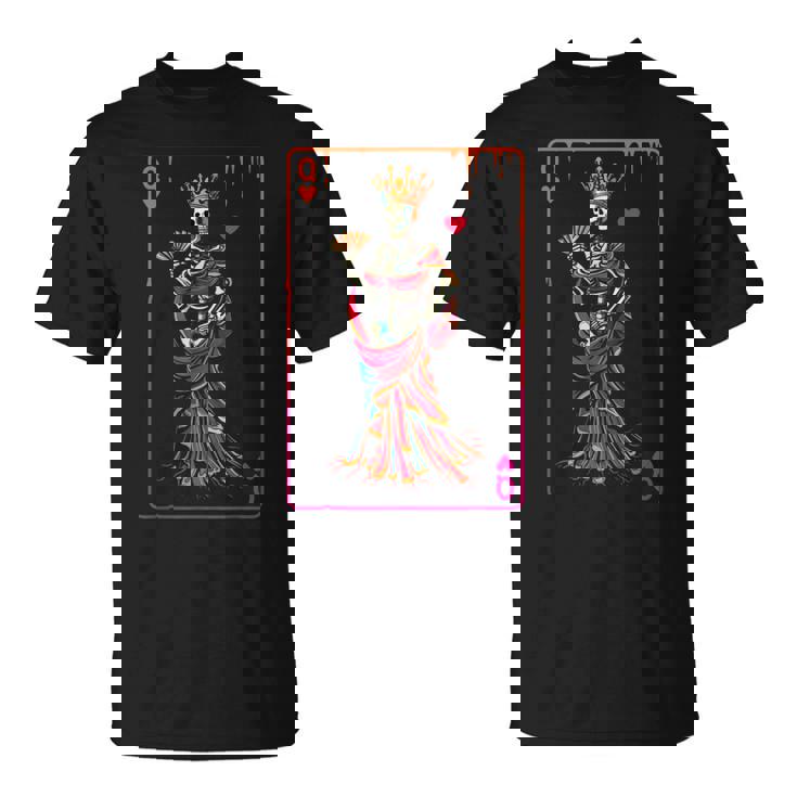 Queen Of Hearts Playing Card Valentine T-Shirt Costume