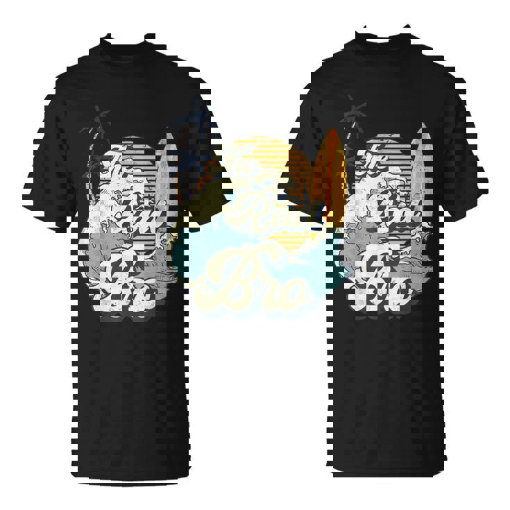 The Rad Bro Big One Surf Birthday Decorations For Brother T-Shirt