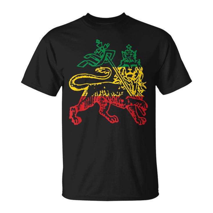 Rastafari Lion Of Judah Reggae T-Shirt