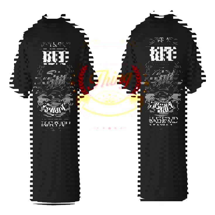 Rautio Family Crest Rautio Rautio Clothing Rautio T Rautio T For The Rautio 131 T-Shirt