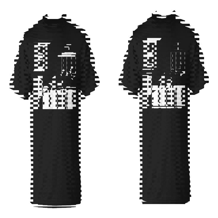 Regalo Para Padrinos De Bautizo Graciosa Camiseta unisex