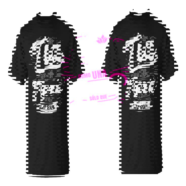 Divertida Tia En Practicas Regalo Tios Y Tias Camiseta unisex