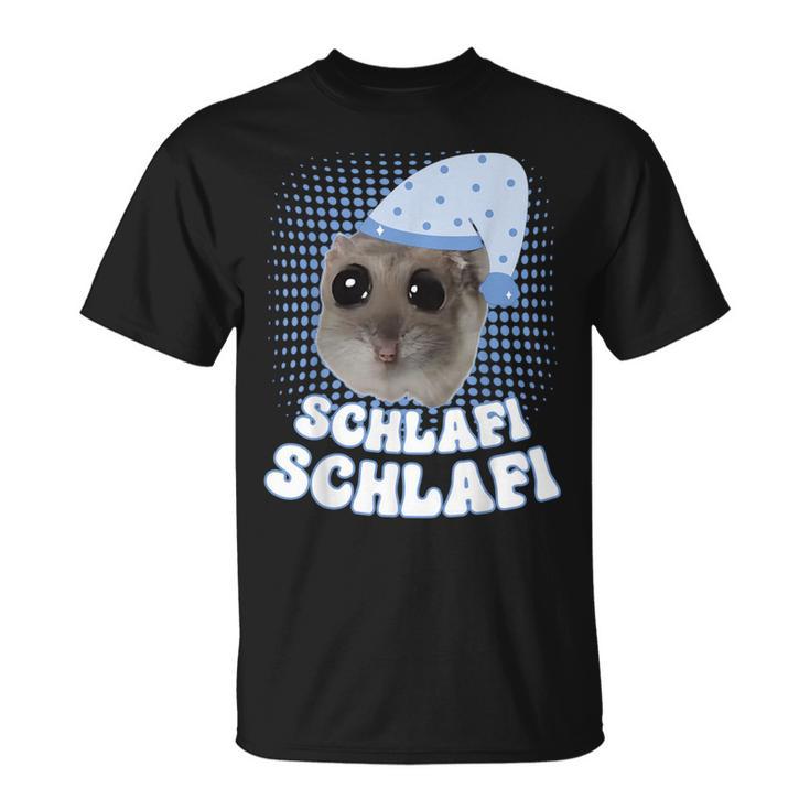 Schlafi Schlafi Hamster Cute Hamstie Sleep T-Shirt