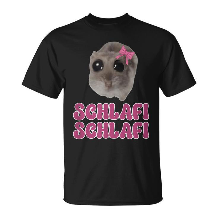 Schlafi Schlafi Sad Hamster Sad Hamster Hamstie T-Shirt