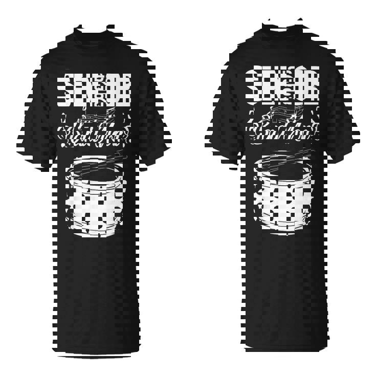 Senior Band Mom 2025 Marching Band Class Of 2025 Drum T-Shirt