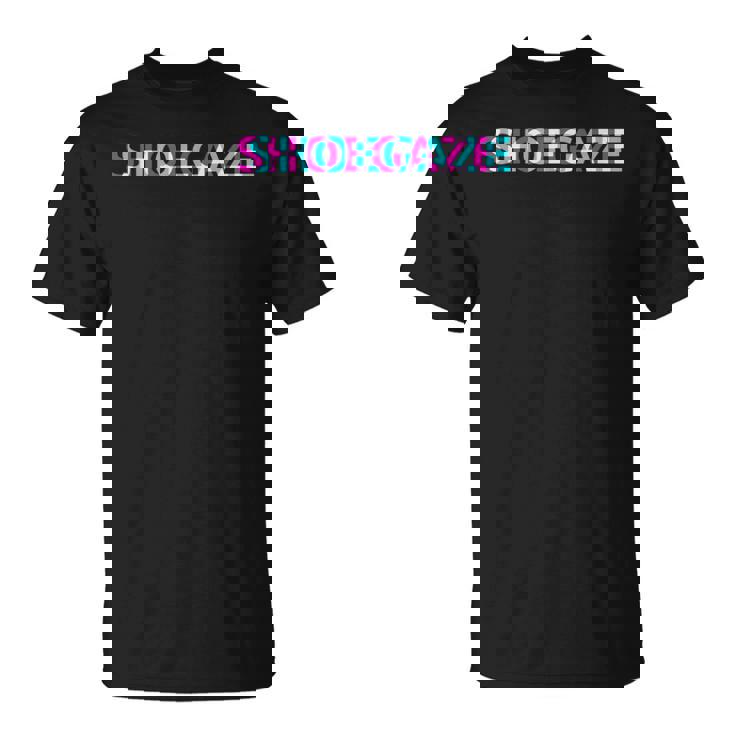Shoegaze Disfraz De Festival De Arte Con Purpurina Género Musical Camiseta unisex