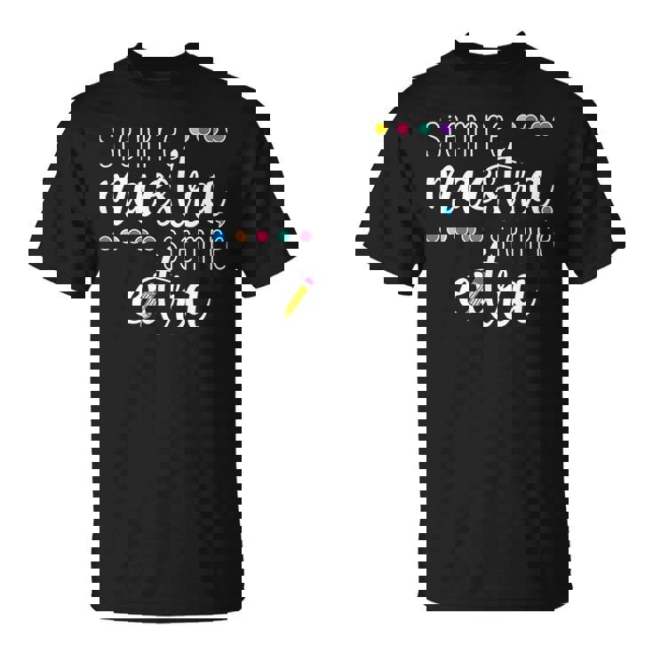 Siempre Maestra Siempre Extra Spanish White Text T-Shirt