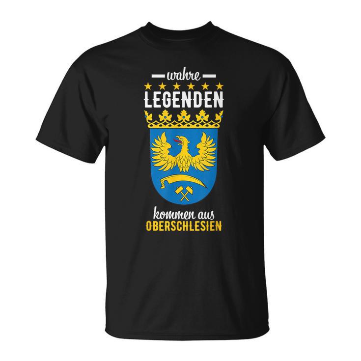 Silesia Upper Silesia Polska Flag T-Shirt