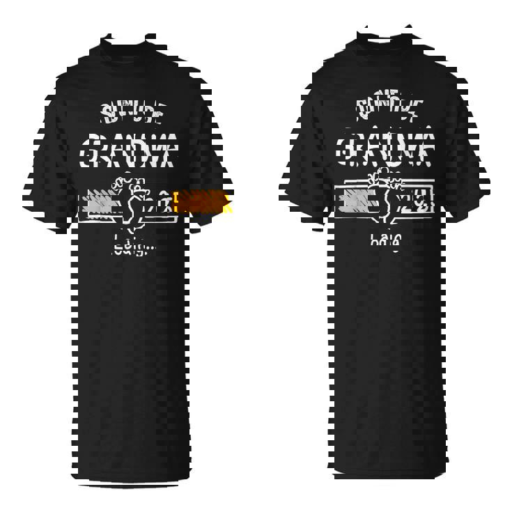 Soon To Be Grandma 2025 Loading Promoted To Grandma 2025 T-Shirt
