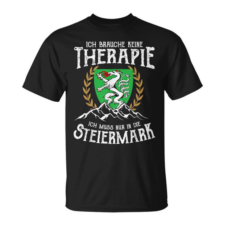 Steiermark Wappen Keine Therapie Steirer Austria T-Shirt