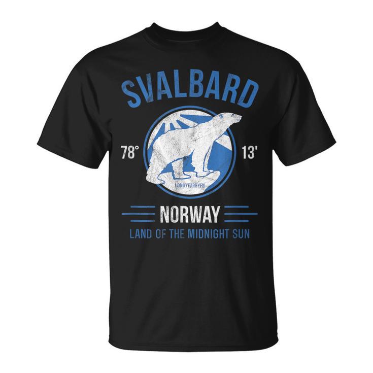 Svalbard Spitzbergen Polar Bear Longyearbyen Norway Polar Bear T-Shirt