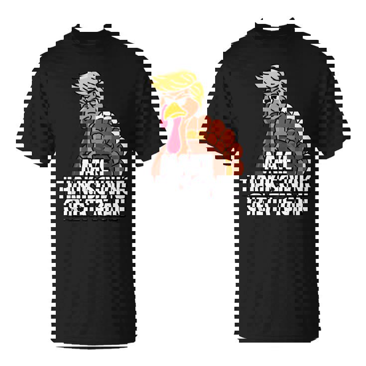 Make Thanksgiving Great Again Turkey 2024 T-Shirt
