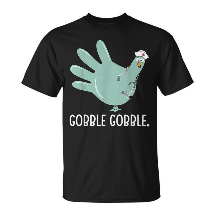 Thanksgiving nurse Glove Turkey Nurse thanksgiving for nurse T-shirt