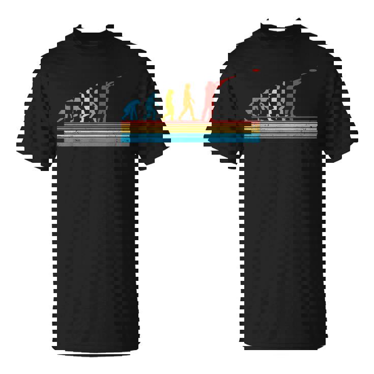 Tiro Al Plato Evolución Retro Trampa Para Tiro Al Plato Camiseta unisex