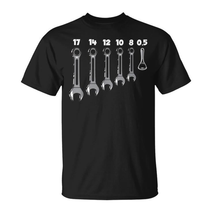 Tool Spanner Set Bottle Opener Workshop T-Shirt