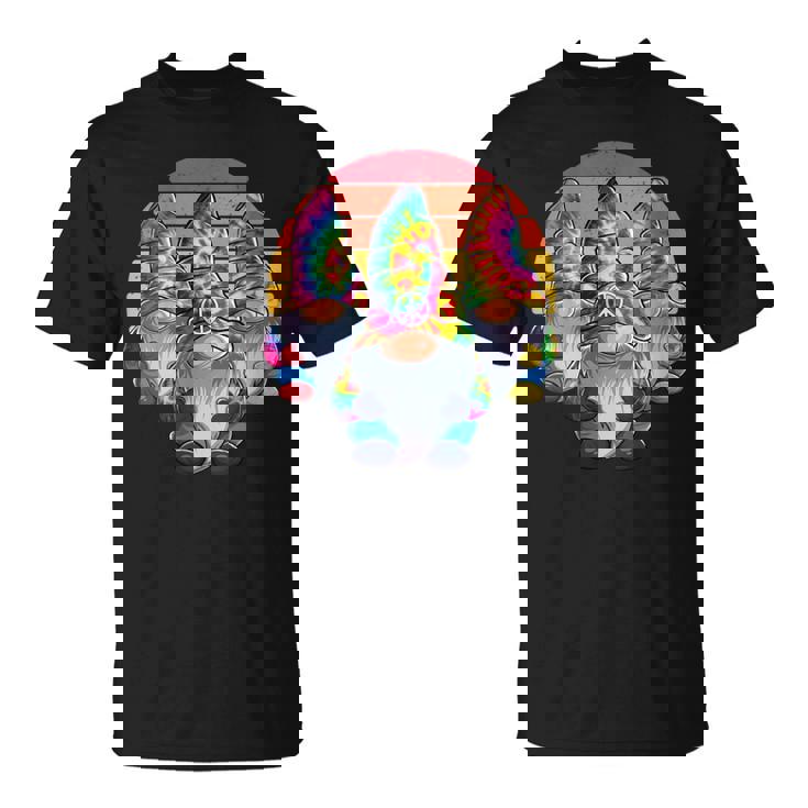 Trois Nains Hippies Nains De Paix Drôles Et Rétro Cravate T-Shirt