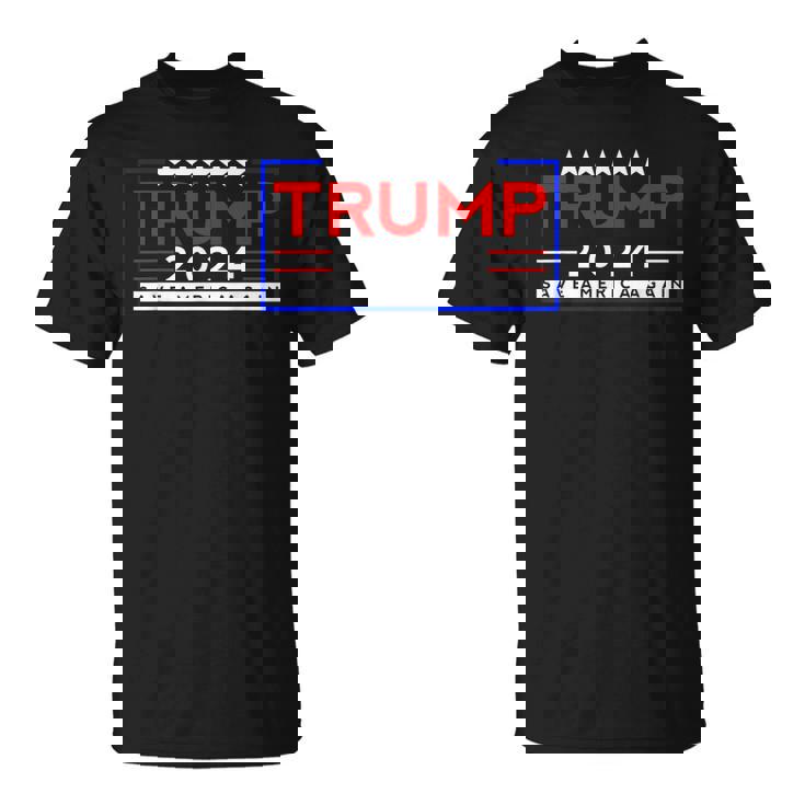 Trump 2024 Save America Save America Again 45 47 Maglietta