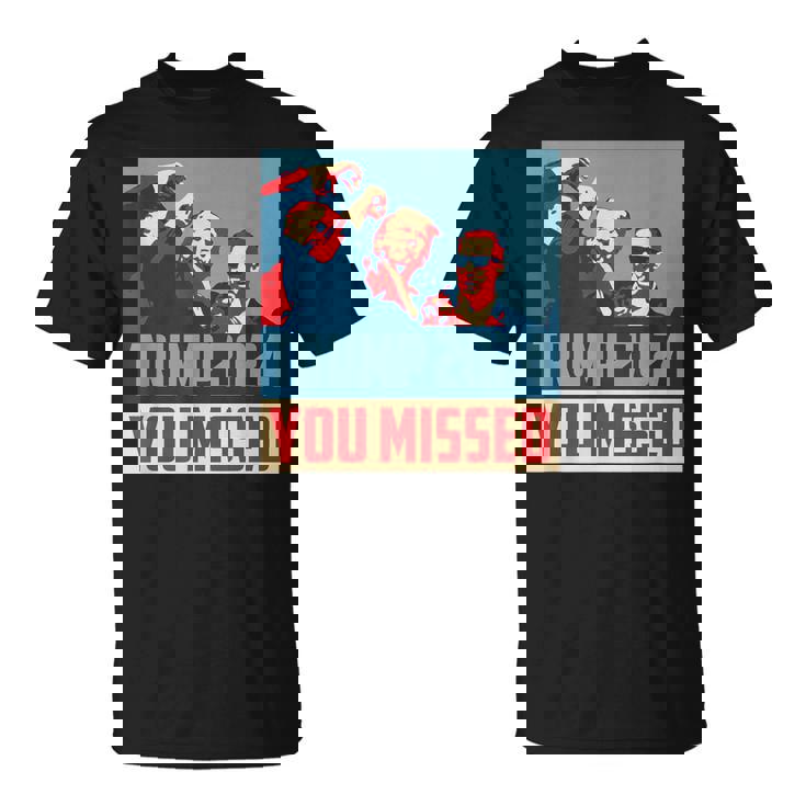 Trump Disparó 2024 Te Perdiste El Mayordomo Sangrante Pa Trump Camiseta unisex