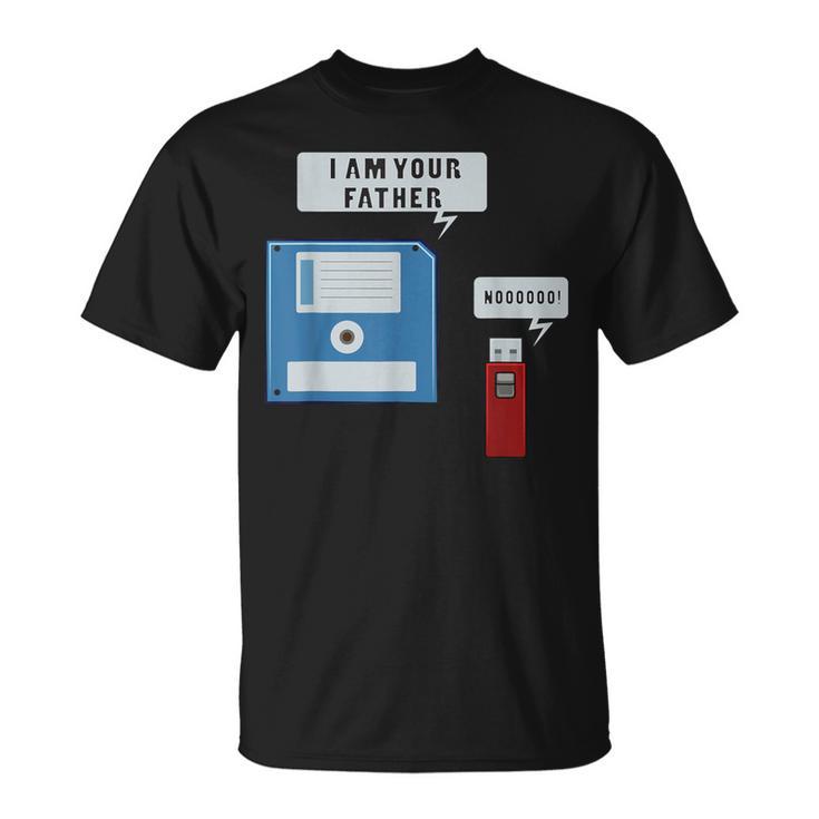 Usb Floppy Disk Geek Computer Nerd T-Shirt