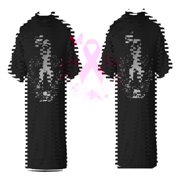 Un T-shirt Blanc Avec Le Ruban Rose Et La Sensibilisation Au Cancer Du Sein 1188047 1814