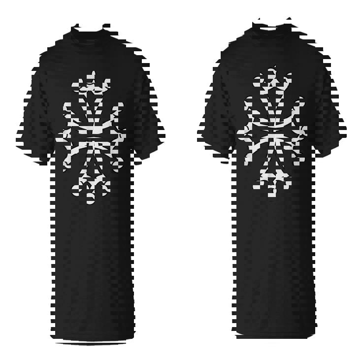 Vêtements Graphiques Croix De Toulouse Occitan Cathare T-Shirt