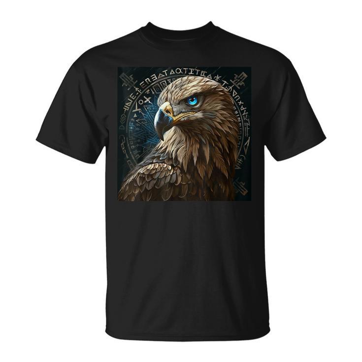 Viking Eagleedrfölnirikings Runesalhalla Celtic T-Shirt